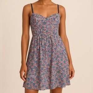 Floral Spaghetti Strap Dress
